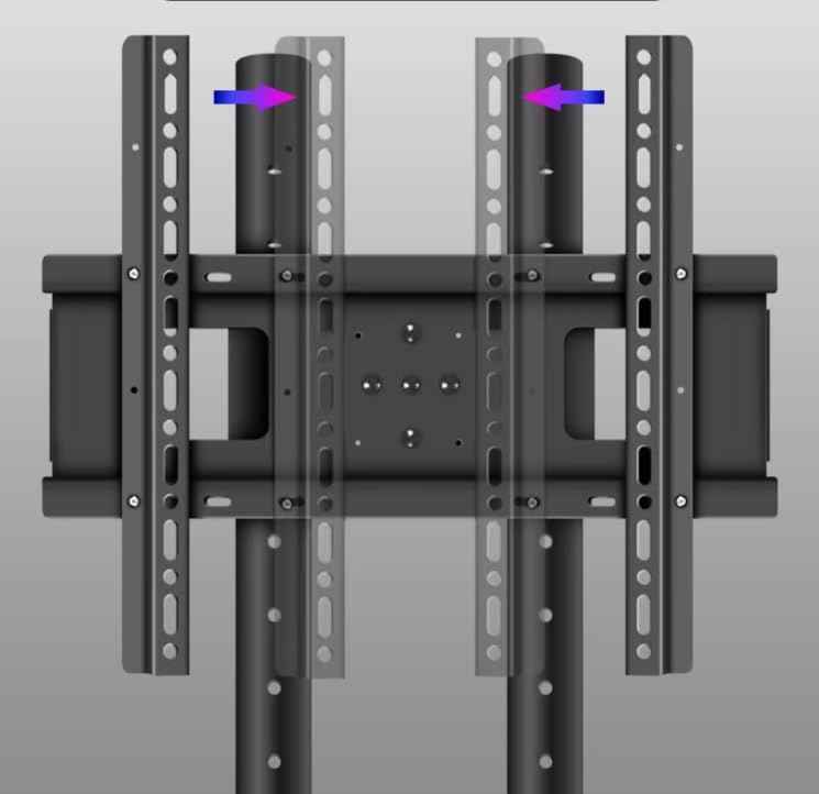 Soporte móvil para TV de 32 a 60 pulgadas con ruedas miniatura 5