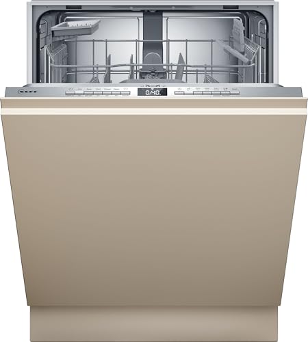 Neff S275HTX04E, N 50, Smarter XXL-Geschirrspüler Vollintegriert 60 cm, Spülmaschine mit Besteckkorb, starke Reinigung mit Chef 70ºC, höhenverstellbarer Oberkorb, Info Light, Vario Scharnier