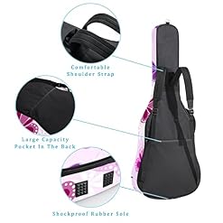 Hondank Housse de transport étanche pour guitare avec bandoulière réglable Motif triangle abstrait, Multicolor 03, 42… - Les Beatles, Paul McCartney, John Lennon, RIngo Starr, George Harrison Hondank Housse de transport étanche pour guitare avec bandoulière réglable Motif triangle abstrait, Multicolor 03, 42… – Image 3