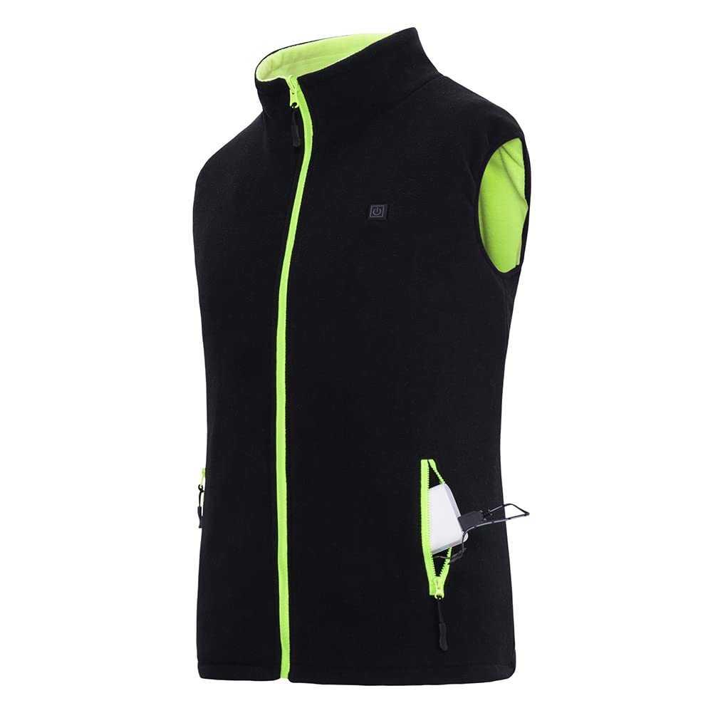 Chaleco polar reversible con calefacción inteligente USB para mujer 2