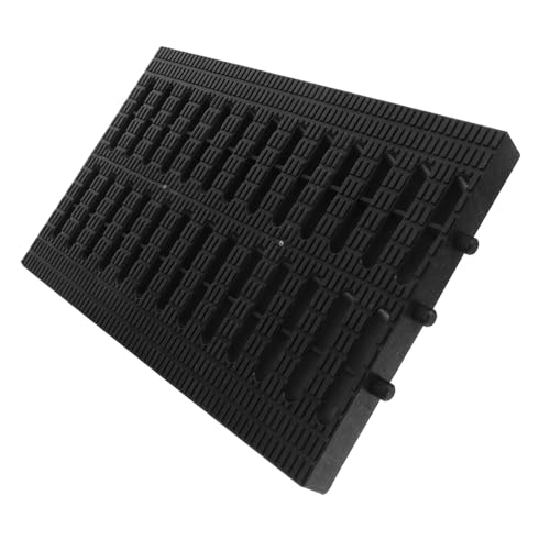 CTIRCHIU Cubierta de Rejilla de Drenaje de Plástico para Exteriores y Jardines Tapa de Canal 22 X 22 Pulgadas Diseño Eficaz para Evitar Obstrucciones y Mantenimiento Fácil