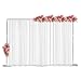 10x20 FT Backdrop Stand Heavy Duty with Base,Silver Wedding Backdrop Stand Pipe Kit Square Metal Balloon Arch Stand Garden Arbor Frame for Anniversary Party Birthday Photo Booth Background Decoration