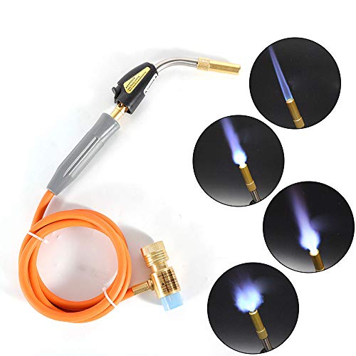 Mapp Gas Self Ignition Turbo Torch Brazing Propane Plumbing Hose