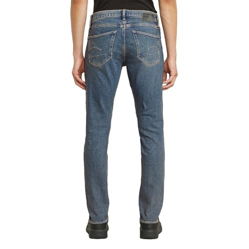 G-STAR Raw - Mens 3301 Slim Jeans, Color Antique Faded Lithium Flame, Size: 34W x 36L2