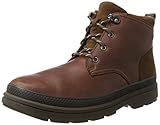 clarks stiefel herren schwarz Echtes Leder Clarks Herren RushwayMid GTX Klassische Stiefel, Braun (British Tan Lea), 42 EU