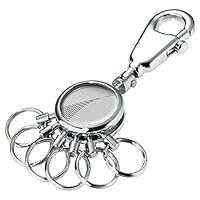 新品未使用品YOSTER シルバー カラビナキーリング、定価27950円 楽天市場】カラビナキーホルダー 3個セット シルバー