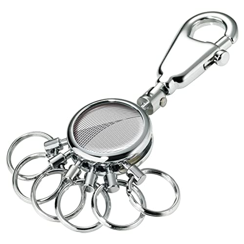 Llavero con mosquetón TROIKA KYR01-A138 de diseño elegante de alta gama