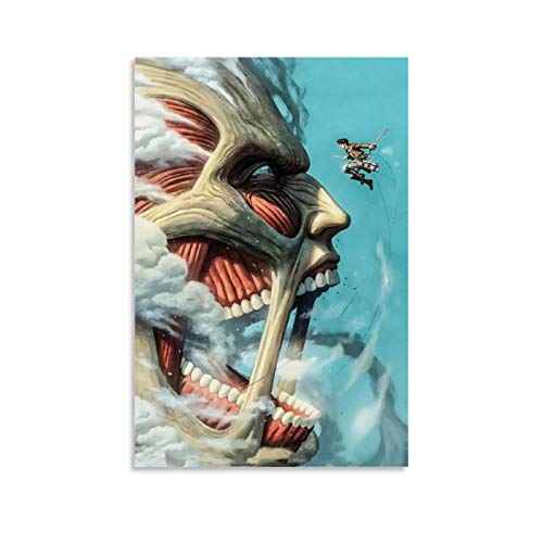 WERTF Póster de anime Attack on Titan Temporada 4 de Shingeki No...