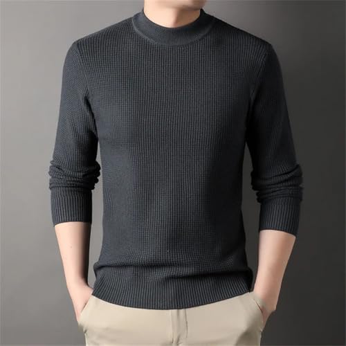 Mens Long Sleeve Sweater Autum Winter Street Wear Knit Pullover Sweater4