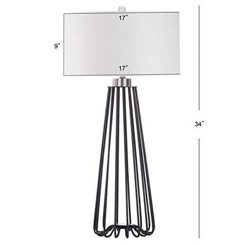 Lámpara de Mesa Negra Industrial Estill 34 pulgadas miniatura 6