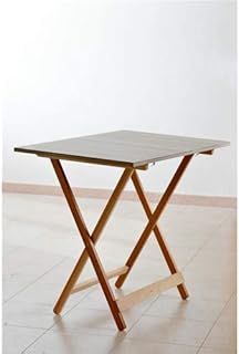 Tavolo Pieghevole in Legno Larice Grigio RICHIUDIBILE 60x77 cm Casa Giardino Campeggio