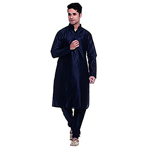 Kurta churidar azul para celebraciones culturales y bodas traje de diseño talla 38