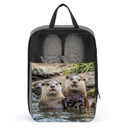 Bolsa organizadora de zapatos de viaje con cremallera para proteger tu equipaje del polvo