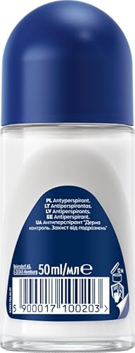 NIVEA MEN Derma Control Sensitive Herren Antitranspirant 72h Kugelschutz mit Vitamin E und Hyaluronsäure 50ml