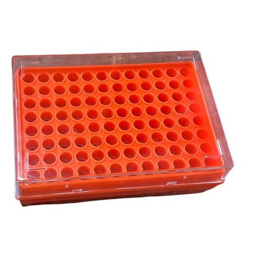 PCR Tube Rack 96-Well Plastic Rack for 0.2 ml PCR Tubes & Strips | Autoclavable, Chemical Resistant for Laboratory Use | Microcentrifuge Tube Rack Pack of 1-image-12