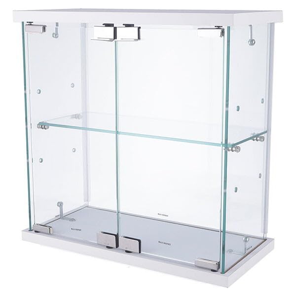 Amazon.co.jp: 不二貿易 ガラスコレクションケース可動棚3段