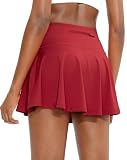 SANTINY Pleated Tennis Skort