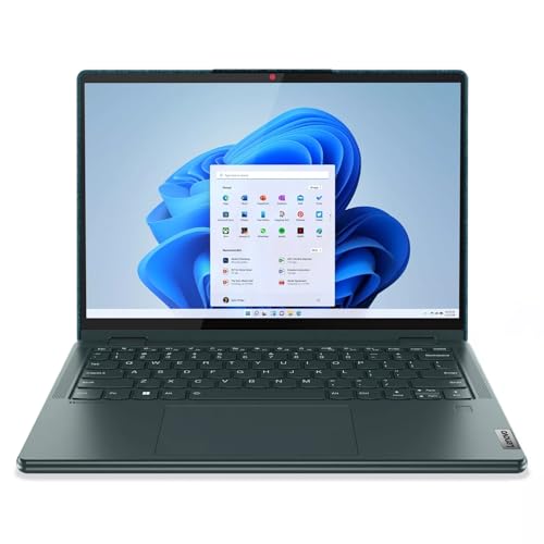 Lenovo Yoga 6 2-In-1 Laptop 13.3 Inch Wuxga Ips Touchscreen (100% Srgb, Glossy, Tüv Low Blue Light) Amd 6-Core Ryzen 5 7530U 8Gb Ram 512Gb Ssd Backlit Fingerprint Usb-C Pen Win11 Dark Teal + Hdmi Cable thumb #3