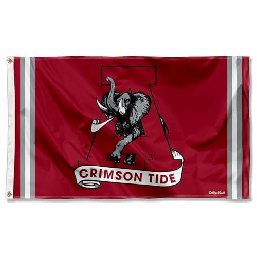 Alabama Crimson Tide Vintage Retro Throwback 3x5 Banner Flag