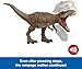 Mattel Jurassic World Chaos Theory All-Out Attack Tyrannosaurus Rex Dinosaur Action Figure Toy, T. rex with Rampage Attack, Chomp & Roar & Evolved Spikes, Digital Play