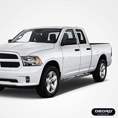 Oedro 6" Running Boards Replacement For 2009-2018 Ram 1500 Crew Cab & 2010-2022 2500/3500 & 2019-2023 1500 Classic, Textured Black Side Step Nerf Bars #TOP2