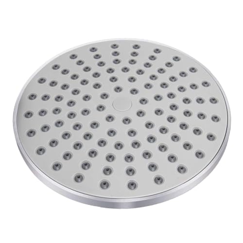 Alcachofa de ducha redonda cromada - Mejora de baño de lujo para uso doméstico y hotelero, flujo de agua de alta presión, fácil instalación, diseño moderno