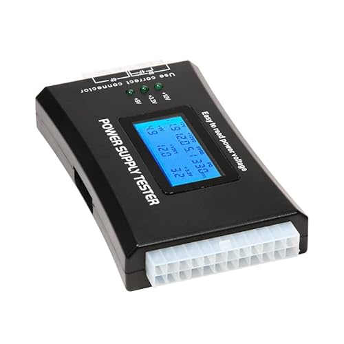 Alimentatore di rete per PC, diagnostica LCD, per computer, 20/24, 4/6/8 pin, tester per SATA, IDE, HDD, ATX, ITX, Byi maschio - Alimentatore - Immagine 1