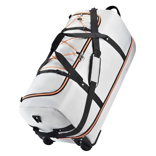Best luggage with organization Expandable Rolling Duffle Bag with Wheels