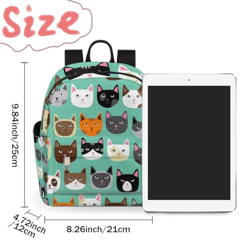 Sac à dos de voyage en forme de tête de chat mignon