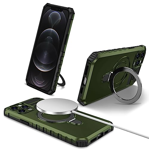 Coque iPhone 12 Pro Max antichoc avec support magnétique invisible