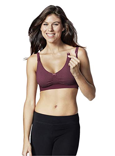 Bravado! Designs Womens Soft Confetti Nursing Bra Nursing Bra -Amethyst-S Cover