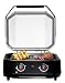 Produktbild cozze - Fortschrittlicher Elektrogrill mit zwei Zonen  2100 W, Indirektes Kochen, Digitales Thermometer, Edelstahl, Schwarz