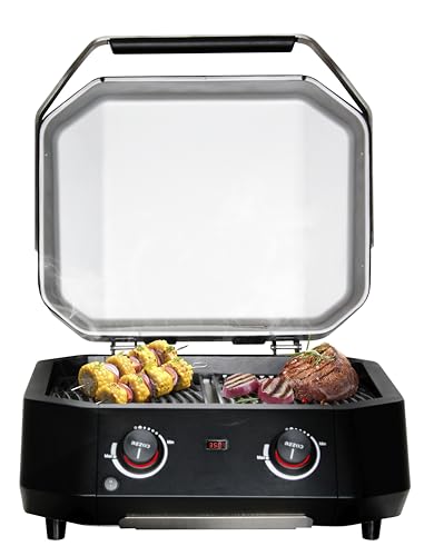 Cozze® E-500 Elektrogrill mit 2 Zonen...