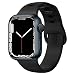 Produktbild Spigen Silicone Fit Armband Entwickelt für Apple Watch Ultra 2 / Ultra 49mm, Serie 9/8/7 45mm, Serie SE2/6/SE/5/4 44mm und Serie 3/2/1 42mm - Schwarz