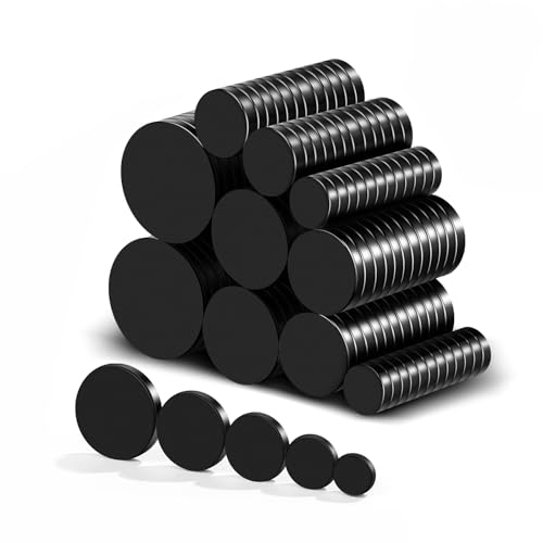 120Pcs Strong Small Magnets, Tiny Rare Earth Magnet, 5 Assorted Sizes