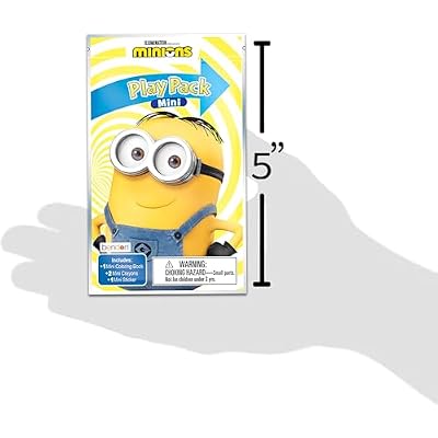 Despicable Me Mini Party Favors Set for Kids - Bundle with 24 Minons Mini Grab n Go Play Packs with Coloring Pages, Stickers and More | Despicable Me Birthday Party Supplies