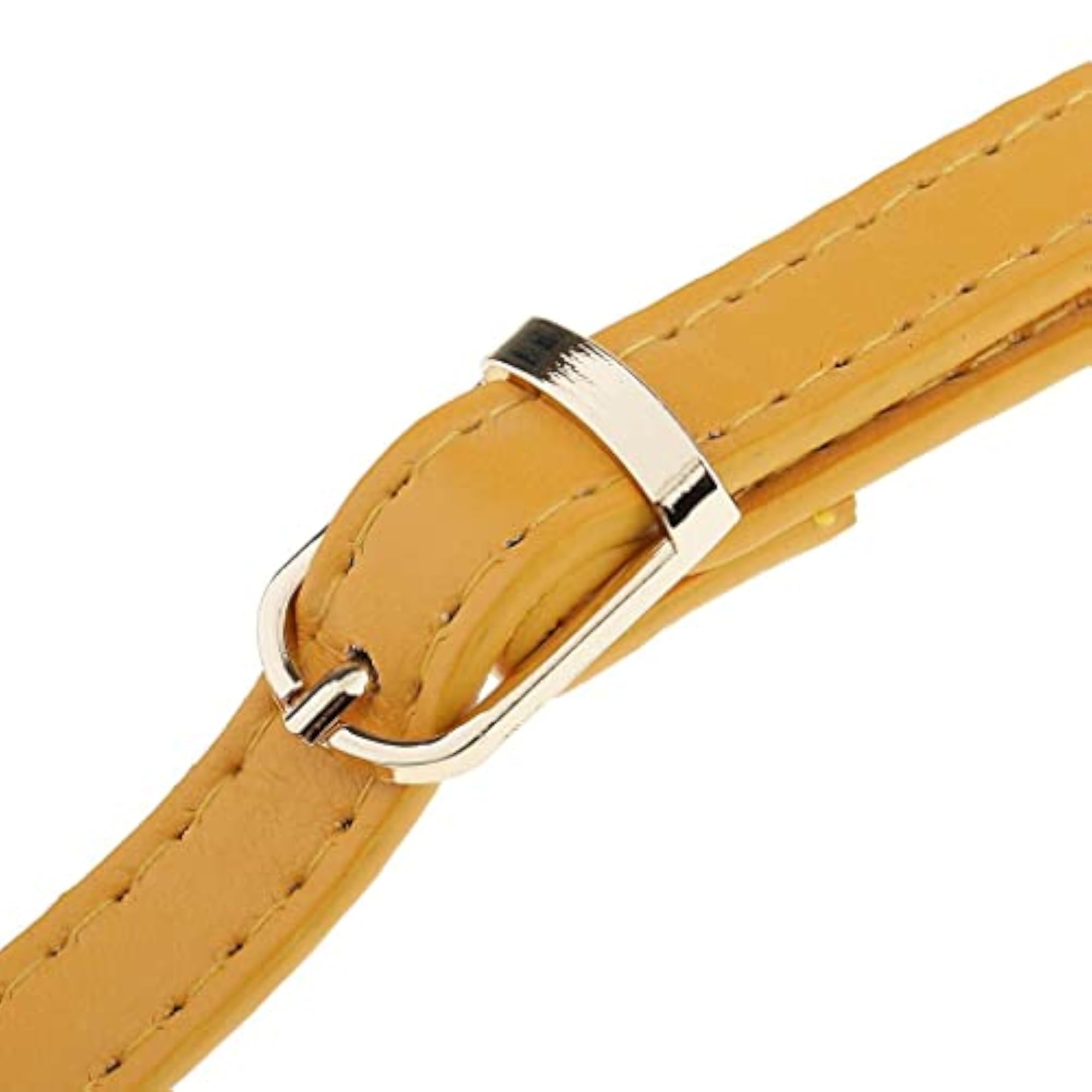 2pcs Yellow Adjustable Handbag Strap Set