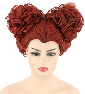 Topcosplay Women's Red Brown Wig Halloween Costume Cosplay Wigs (Red Brown)