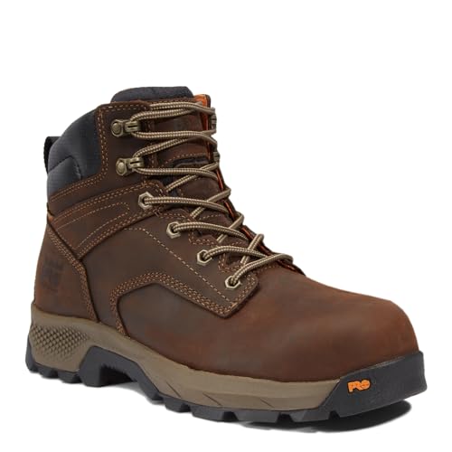 Timberland PRO Timberland PRO Men's TiTAN EV 6 Inch Composite Safety Toe Industrial Work Boot, Brown-2024 NEW, 10.5 M US
