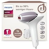 Philips Lumea IPL Series 8000 – IPL-Gerät zur Haarentfernung, Alternative zur Laser-Haarentfernung, inkl. Trimmer und 4 Aufsätzen für Körper, Gesicht, Bikinizone & Achseln (BRI949/00)