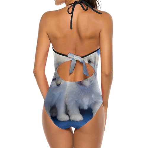 Monokini costume de natation chaton et chiot pour masquer les complexes - 2