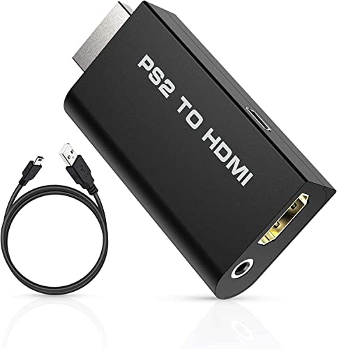 Image of MICROWARE PS2 to HDMI Converter Adapter, Supports All PS2 Display Modes