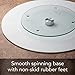 CounterArt Black Marble Design 4mm Heat Tolerant Tempered Glass Lazy Susan Turntable 13