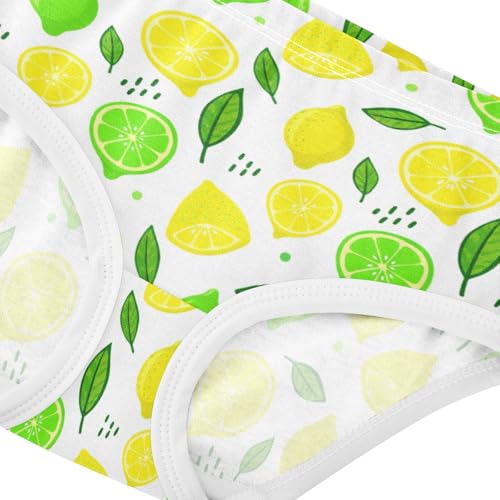 Girls' Underwear Fruit Lemon Toddle Brief Panties 23020204