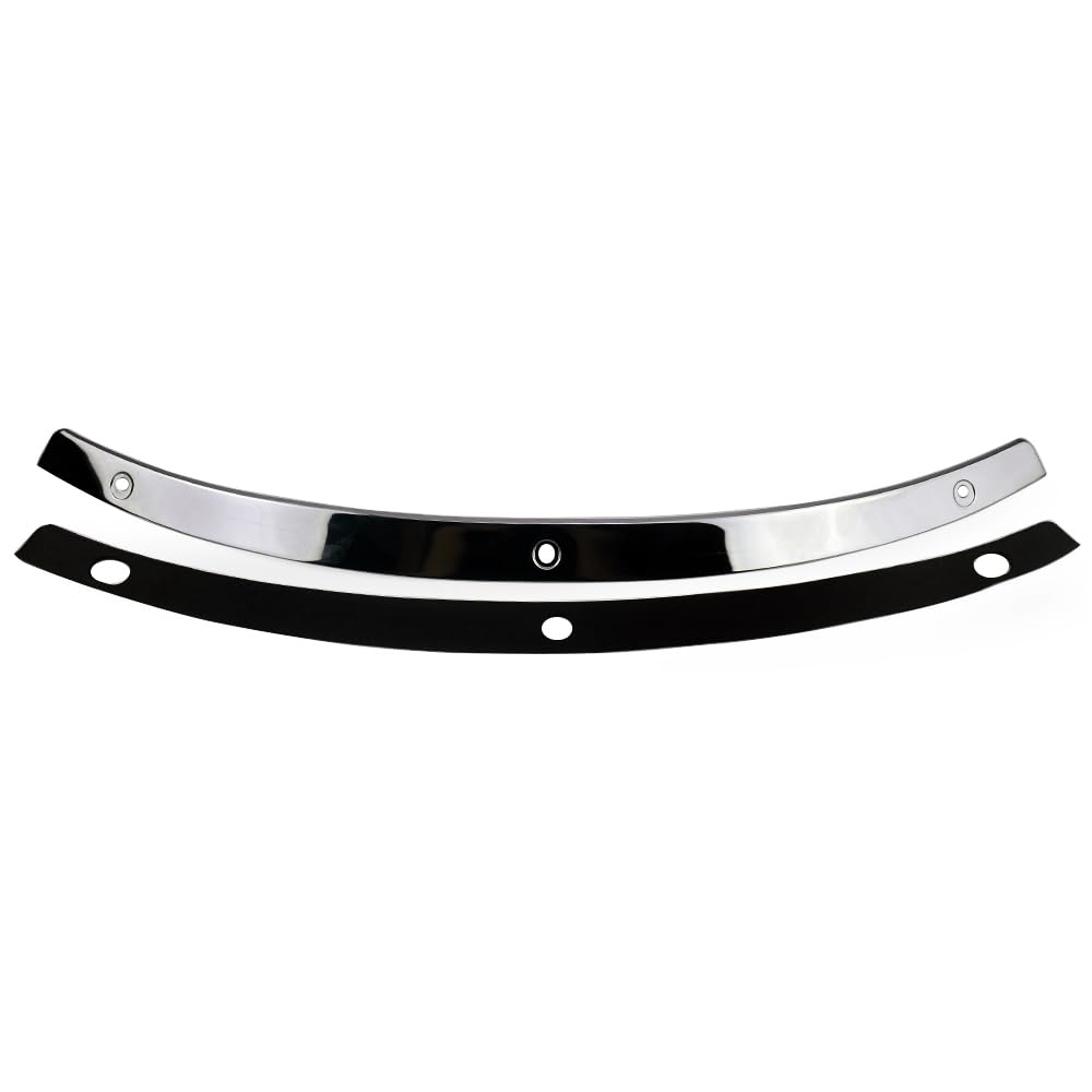 Motorcycle Windshield Windscreen Trim Chrome Steel Thin Fairing Smooth for 2014-2023 Harley Electra Street Glide Touring Bike