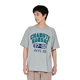 [チャンピオン] 半袖Tシャツ 半袖 丸首 綿100％ Relax Fit グラフィックプリントガーメントウォッシュ リバースウィーブ(R) ショートスリーブ Tシャツ REVERSE WEAVE(R) C3-D303-070-L