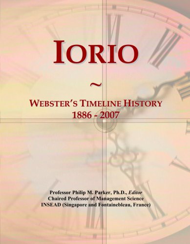 Iorio: Webster's Timeline History, 1886 - 2007