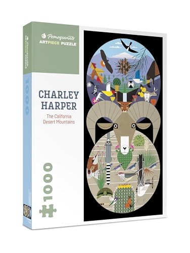 Charley Harper the California Desert Mountains 1000-Piece Jigsaw Puzzle Aa959