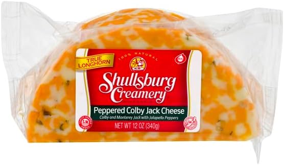 Pepper Marble Jack 1/2 Moon Cheese - 12 oz.