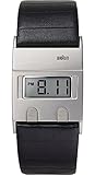 Braun Classic Digital Reloj para Hombre Digital de Cuarzo japonés con Brazalete de Piel sintética BN0076SLBKG